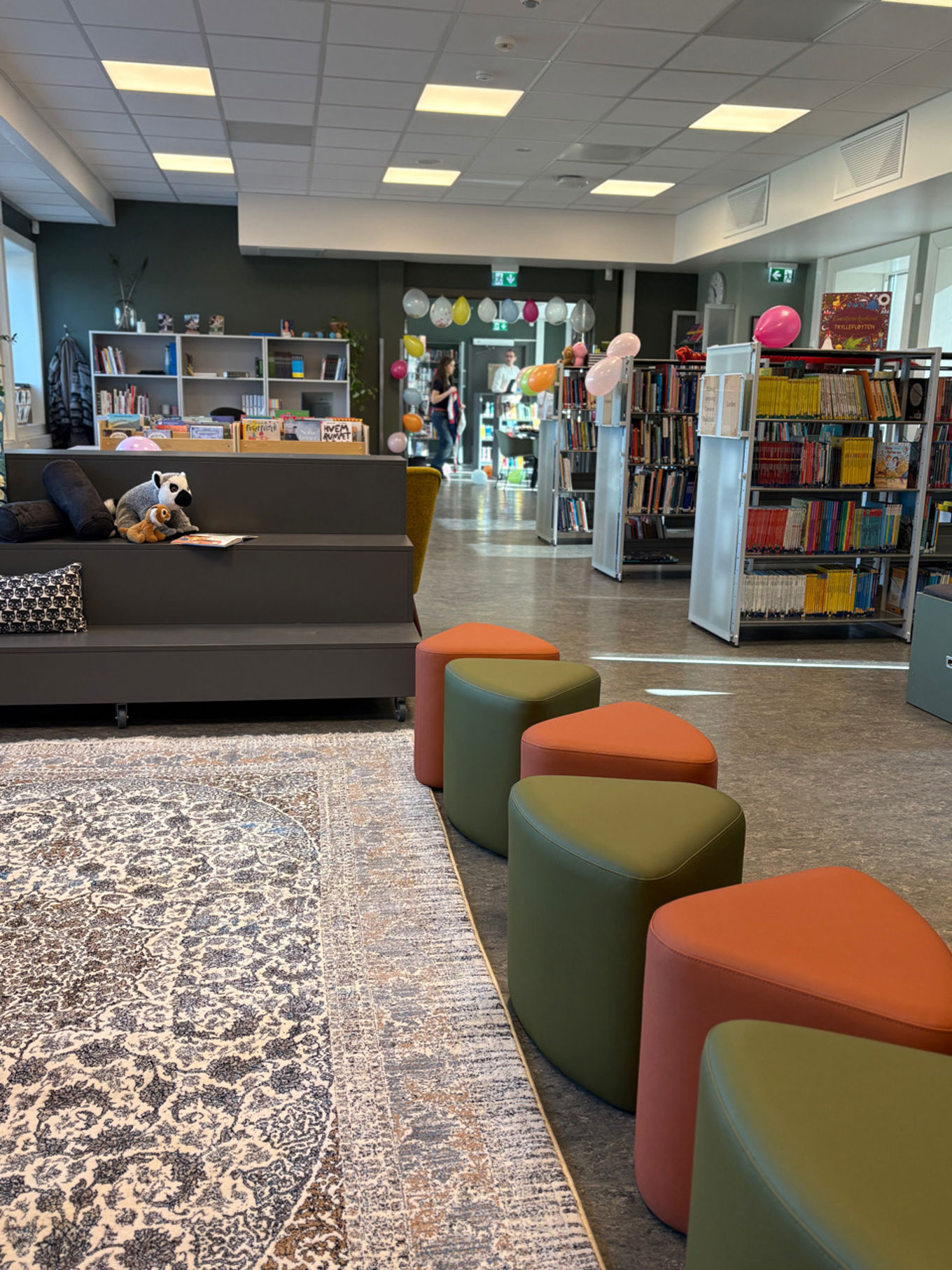 Utsikt over hele biblioteket 