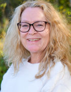 en person med blondt hår